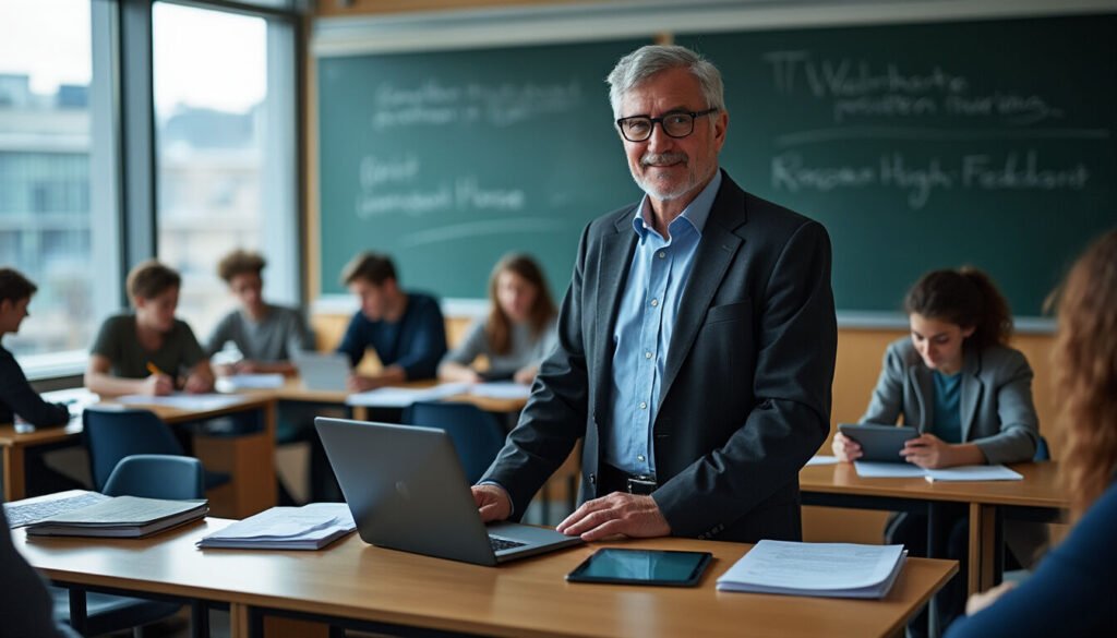 Découvrez le salaire d’un professeur agrégé en lycée et université en 2025 : grilles indiciaires, évolutions de carrière, primes et exemples concrets pour mieux comprendre la rémunération dans l’enseignement secondaire et supérieur.